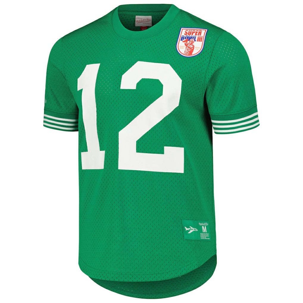 Joe Namath New York Jets Retired Player Name & Number Mesh Top - Kelly Green discount