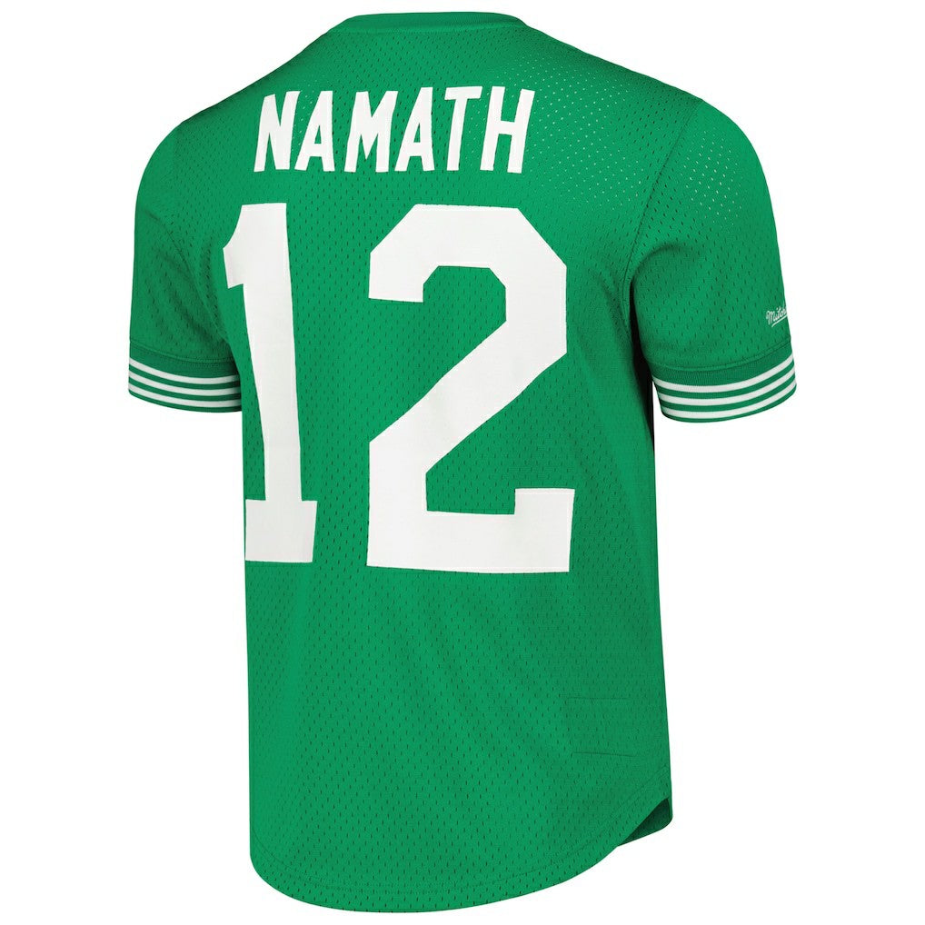 Joe Namath New York Jets Retired Player Name & Number Mesh Top - Kelly Green discount