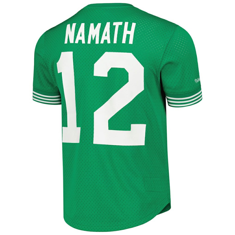 Joe Namath New York Jets Retired Player Name & Number Mesh Top - Kelly Green discount