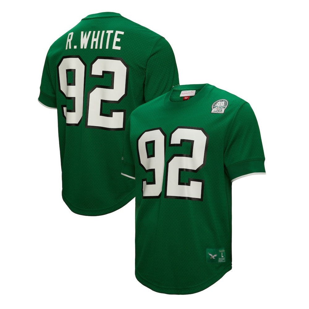 Reggie White Philadelphia Eagles Retired Player Name & Number Mesh Top - Kelly Green sale