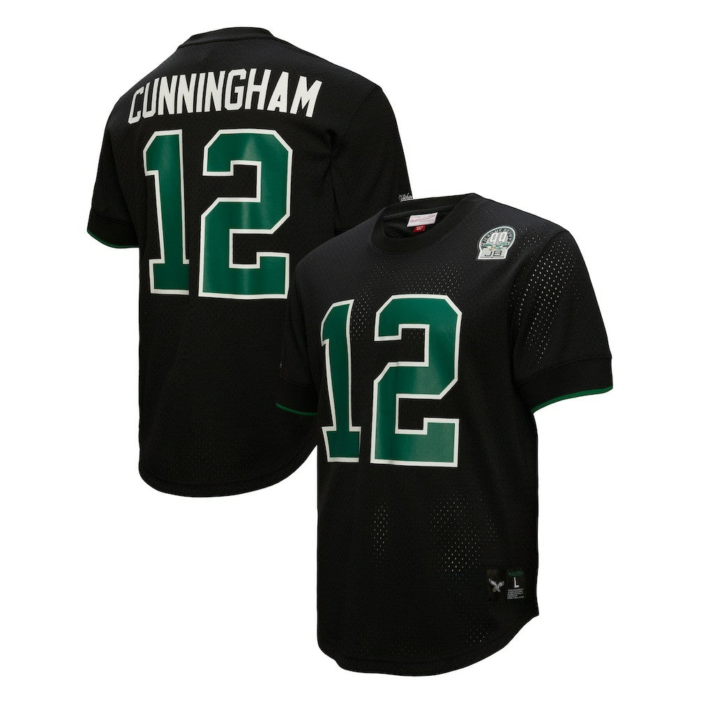 Randall Cunningham Philadelphia Eagles Retired Player Name & Number Mesh Top - Black outlet