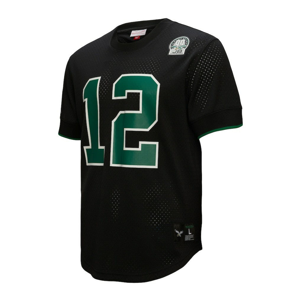 Randall Cunningham Philadelphia Eagles Retired Player Name & Number Mesh Top - Black outlet