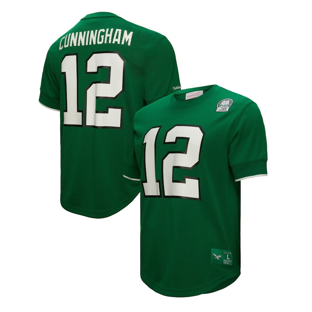 Randall Cunningham Philadelphia Eagles Retired Player Name & Number Mesh Top - Kelly Green on sale