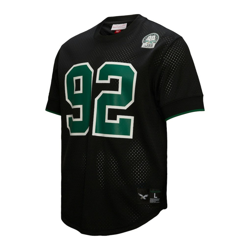 Reggie White Philadelphia Eagles Retired Player Name & Number Mesh Top - Black cheap