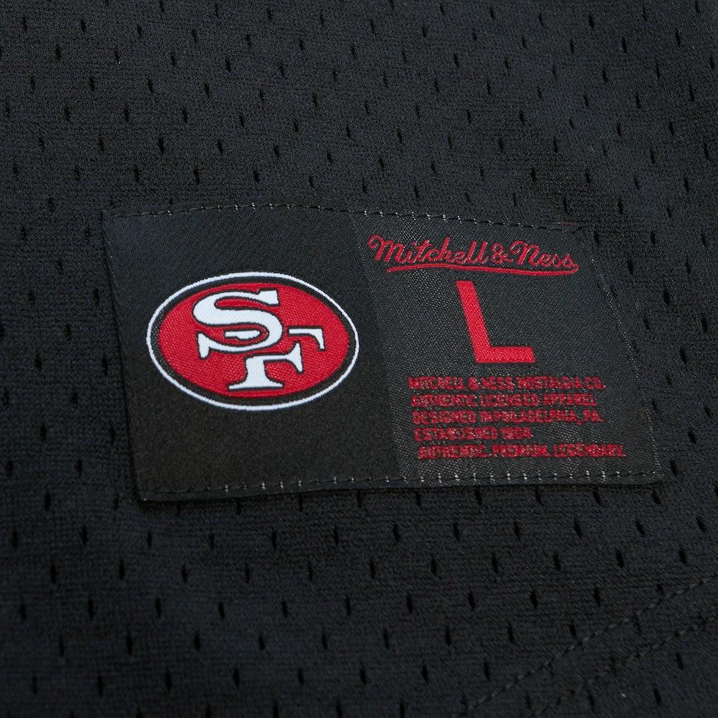 Joe Montana San Francisco 49ers Retired Player Name & Number Mesh Top - Black outlet