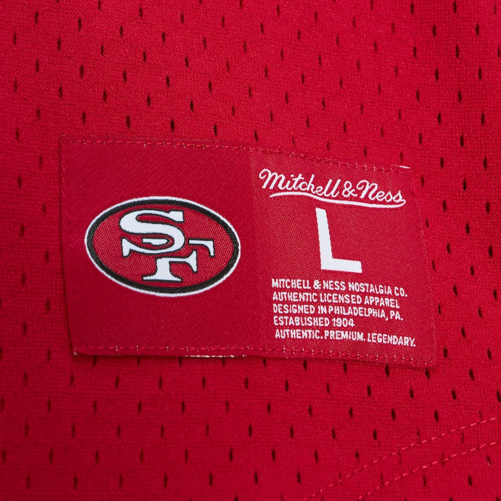 Jerry Rice San Francisco 49ers Retired Player Name & Number Mesh Top - Scarlet cheap