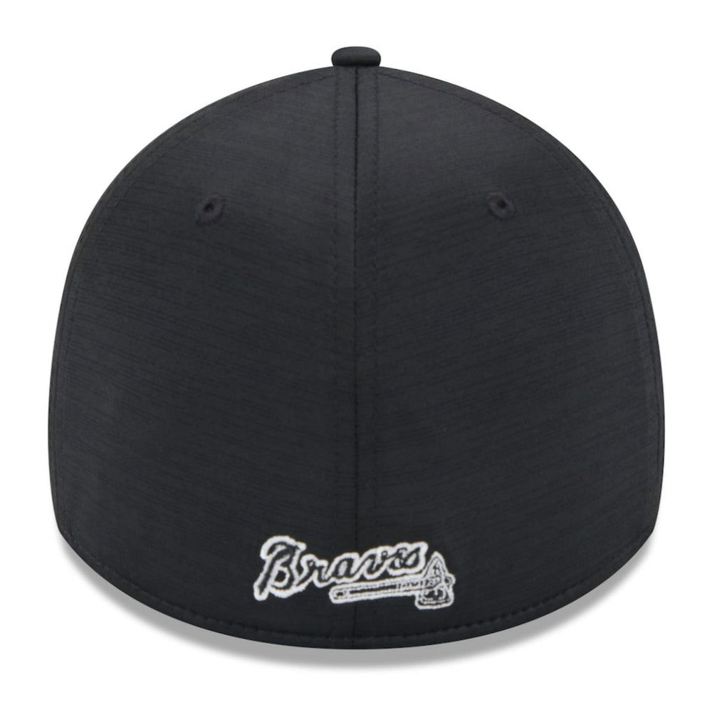 Atlanta Braves 2024 Clubhouse 39THIRTY Flex Hat - Black | New Era