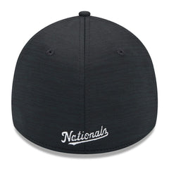 Washington Nationals 2024 Clubhouse 39THIRTY Flex Hat - Black | New Era