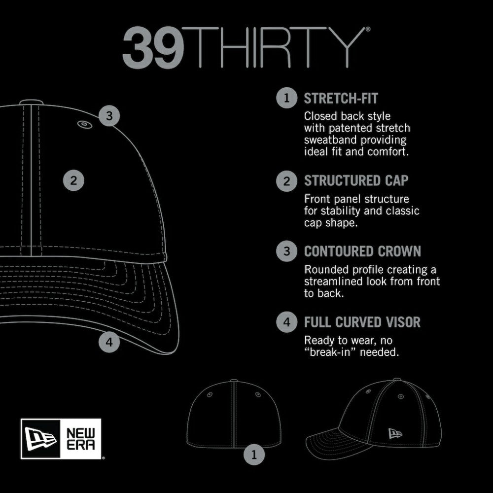 Washington Nationals 2024 Clubhouse 39THIRTY Flex Hat - Black | New Era