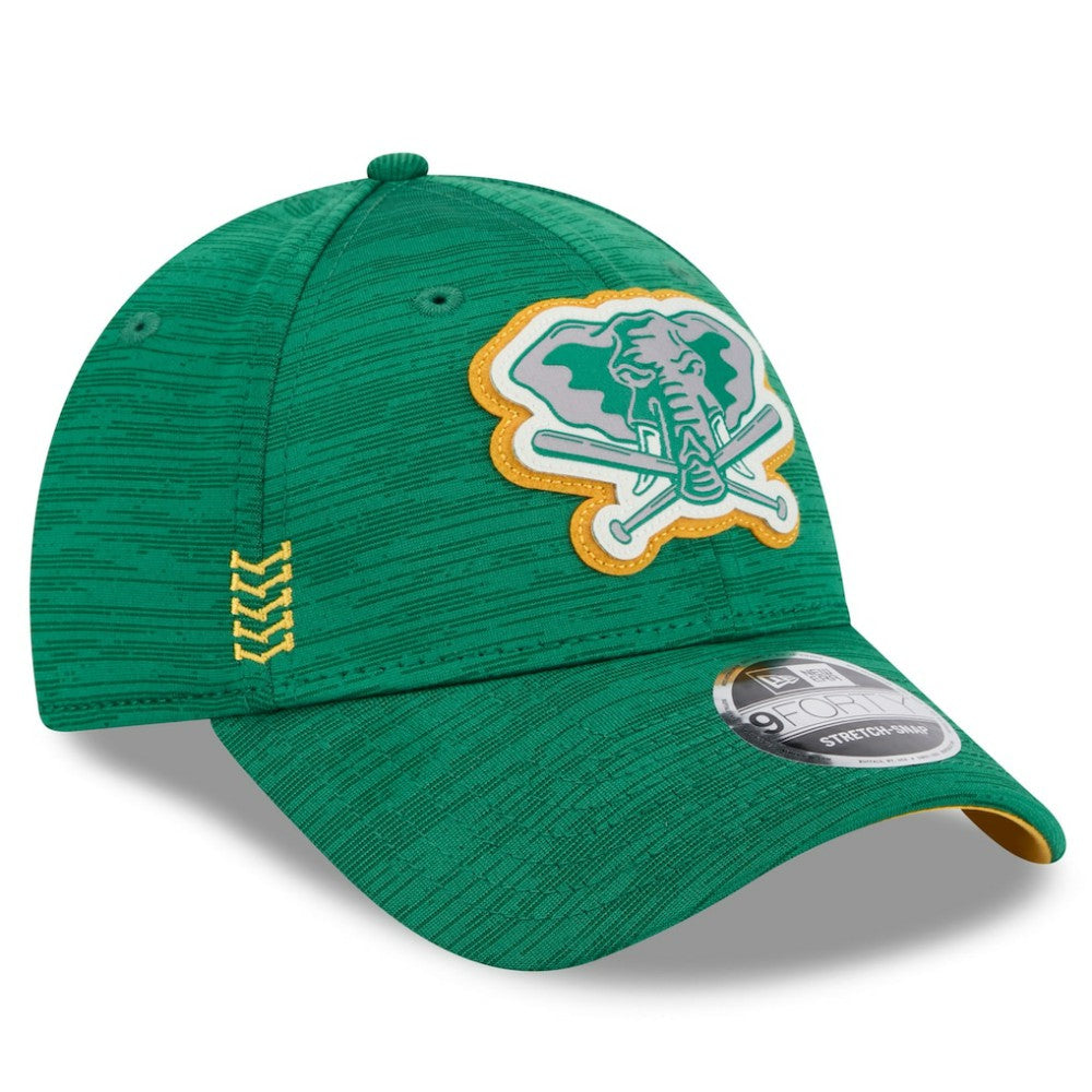 Athletics 2024 Clubhouse 9FORTY Adjustable Hat - Green | New Era