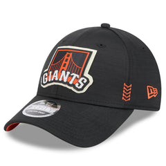 San Francisco Giants 2024 Clubhouse 9FORTY Adjustable Hat - Black | New Era