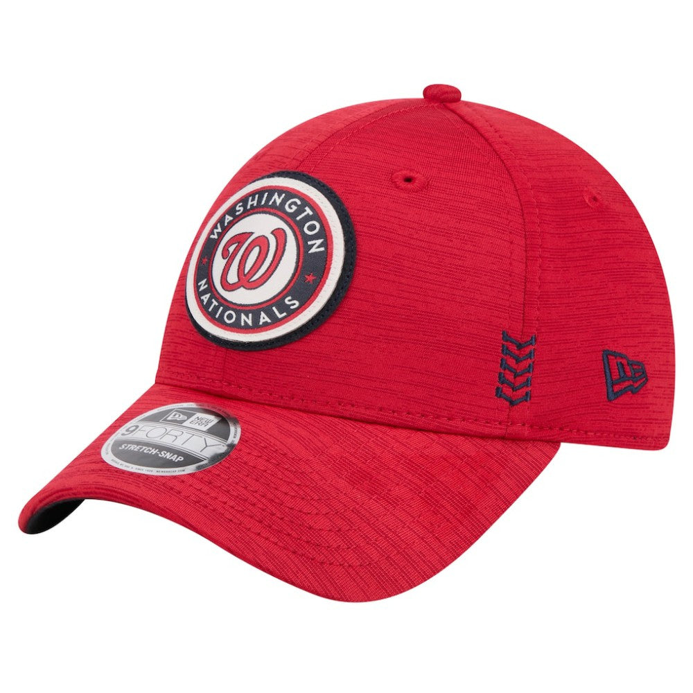 Washington Nationals 2024 Clubhouse 9FORTY Adjustable Hat - Red | New Era