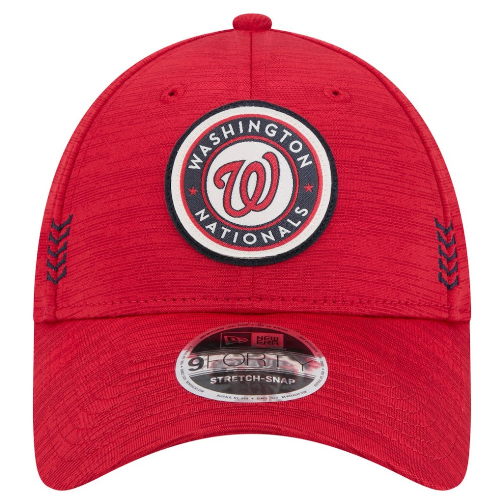 Washington Nationals 2024 Clubhouse 9FORTY Adjustable Hat - Red | New Era