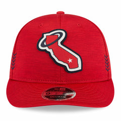 Los Angeles Angels 2024 Clubhouse Low Profile 9FIFTY Snapback Hat - Red | New Era