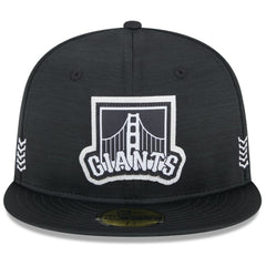 San Francisco Giants 2024 Clubhouse 59FIFTY Fitted Hat - Black | New Era