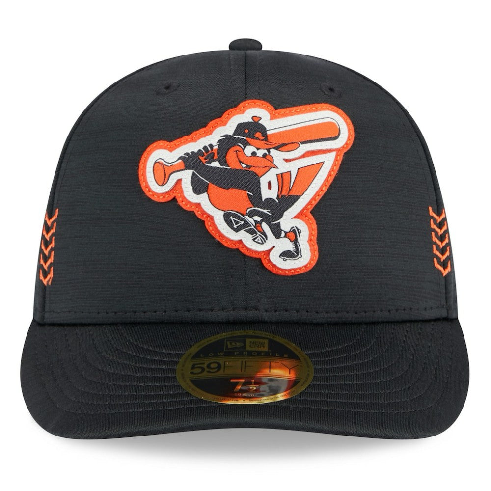 Baltimore Orioles 2024 Clubhouse Low Profile 59FIFTY Fitted Hat - Black | New Era
