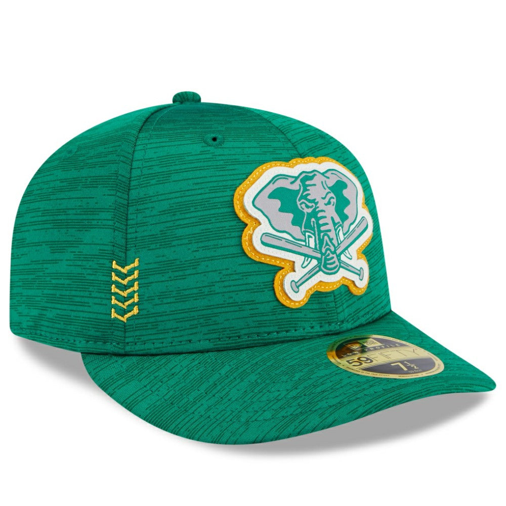 Athletics 2024 Clubhouse Low Profile 59FIFTY Fitted Hat - Green | New Era