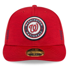Washington Nationals 2024 Clubhouse Low Profile 59FIFTY Fitted Hat - Red | New Era