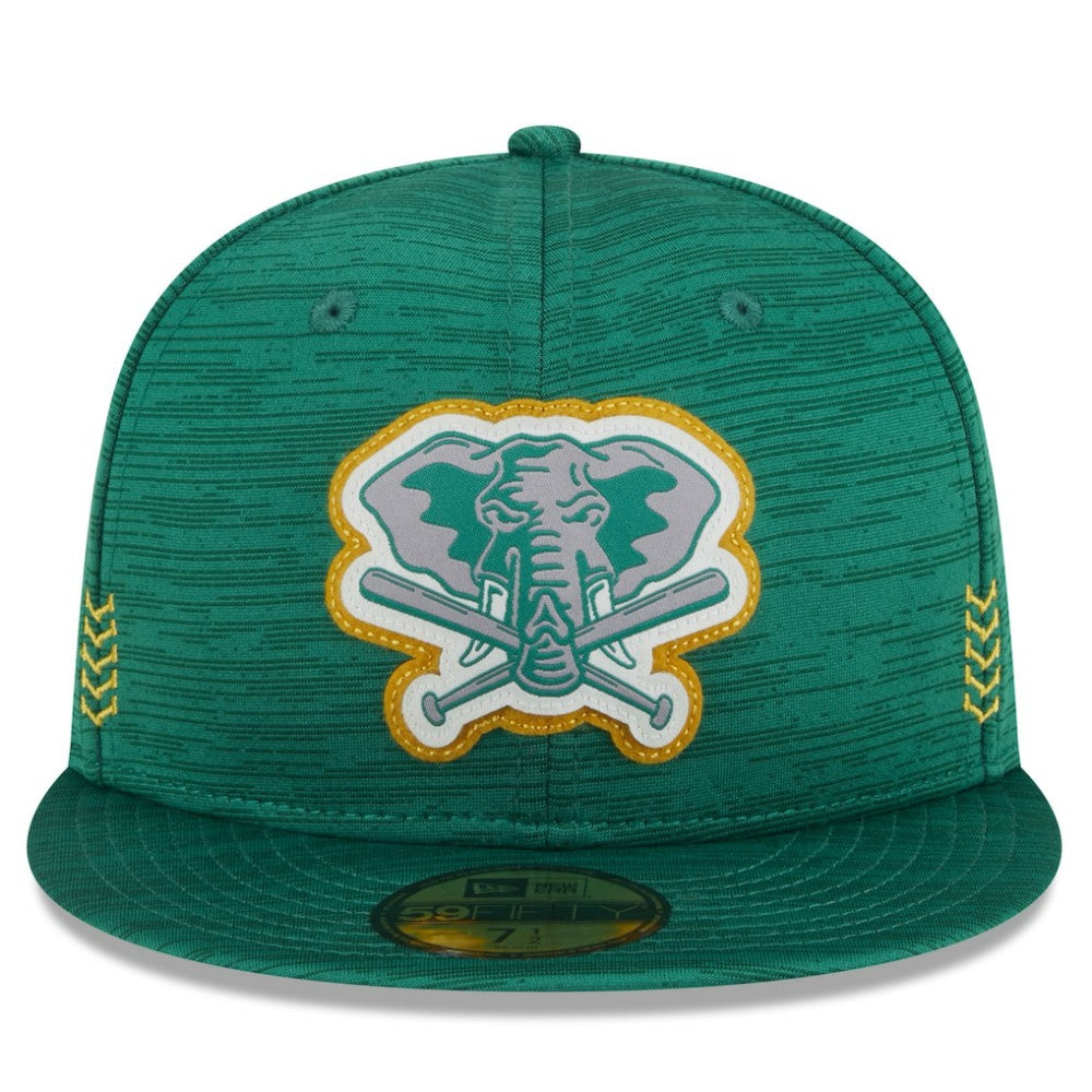 Athletics 2024 Clubhouse 59FIFTY Fitted Hat - Green | New Era