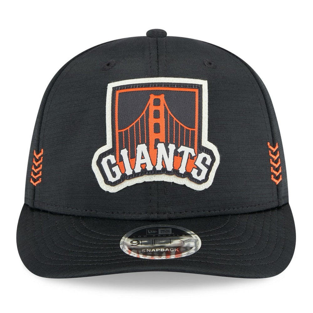San Francisco Giants 2024 Clubhouse Low Profile 9FIFTY Snapback Hat - Black | New Era