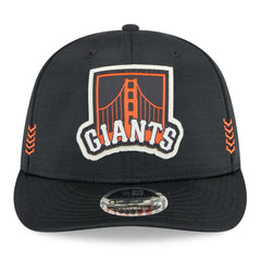 San Francisco Giants 2024 Clubhouse Low Profile 9FIFTY Snapback Hat - Black | New Era