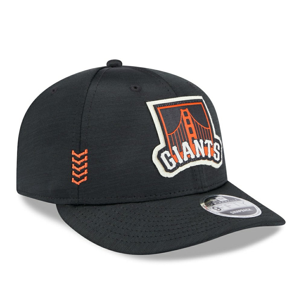 San Francisco Giants 2024 Clubhouse Low Profile 9FIFTY Snapback Hat - Black | New Era
