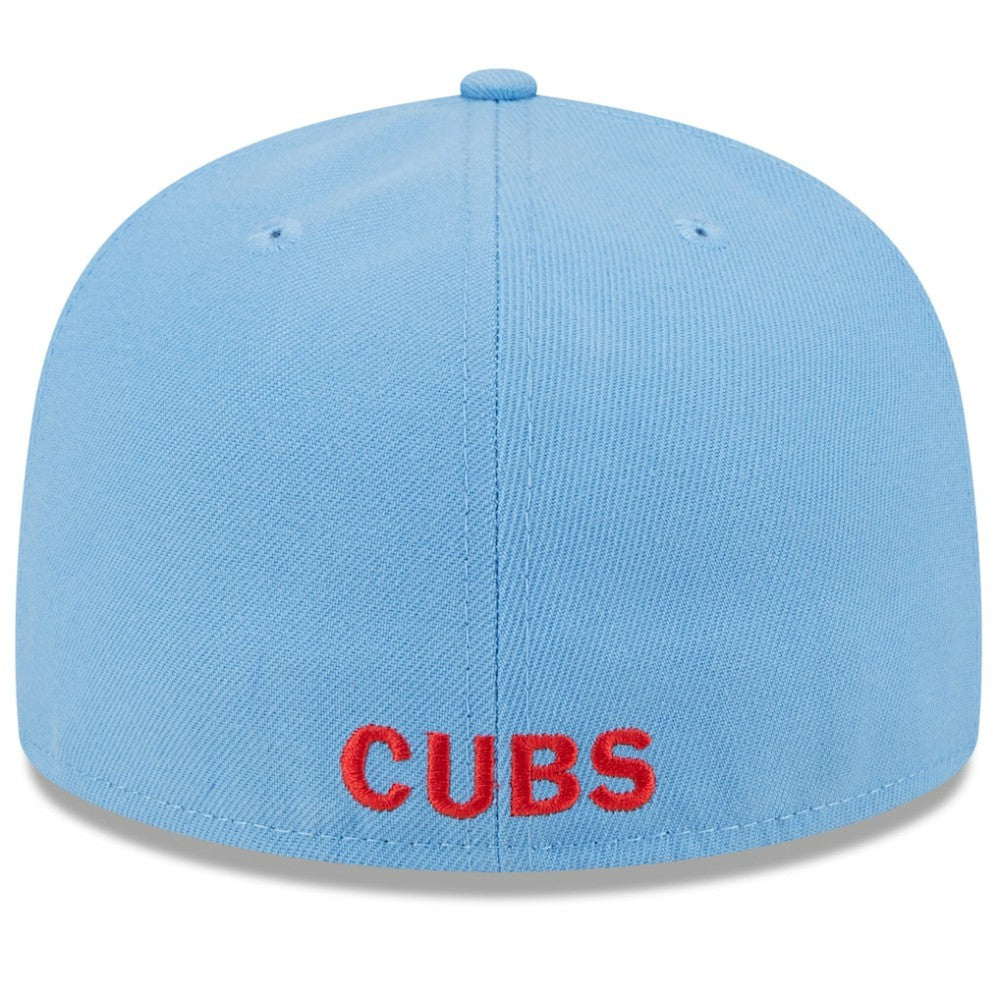 Chicago Cubs Gameday Sideswipe 59FIFTY Fitted Hat - Royal/Light Blue | New Era