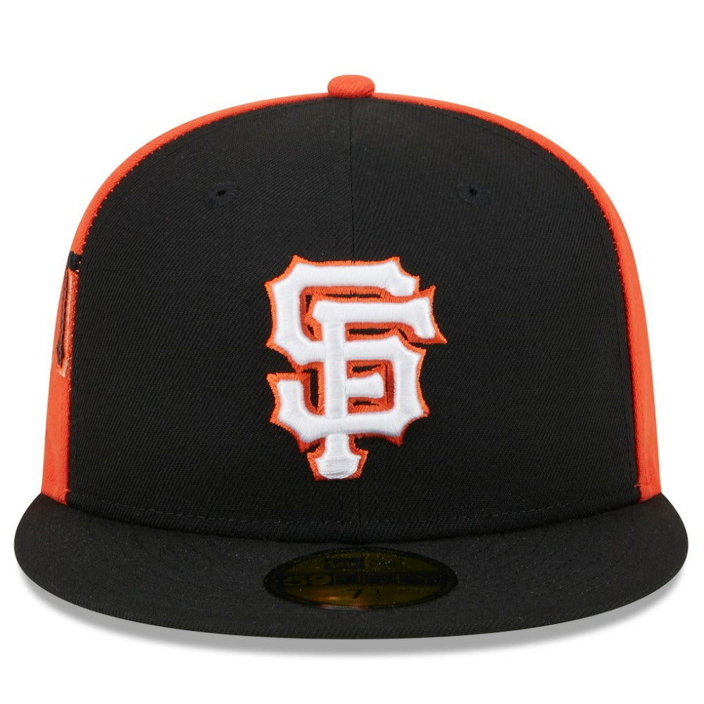 San Francisco Giants Gameday Sideswipe 59FIFTY Fitted Hat - Black/Orange | New Era