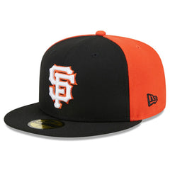 San Francisco Giants Gameday Sideswipe 59FIFTY Fitted Hat - Black/Orange | New Era
