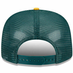 Athletics Team Foam Front A-Frame Trucker 9FIFTY Snapback Hat - White/Gold | New Era