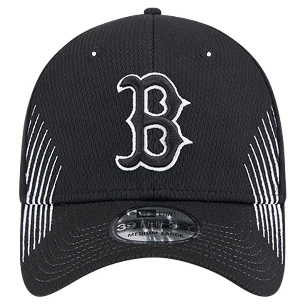 Boston Red Sox Active Dash Mark 39THIRTY Flex Hat - Black | New Era