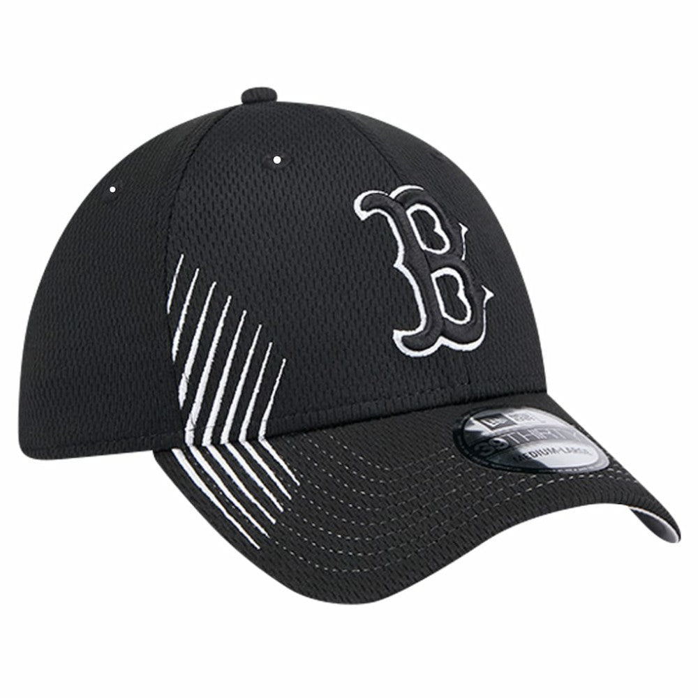 Boston Red Sox Active Dash Mark 39THIRTY Flex Hat - Black | New Era