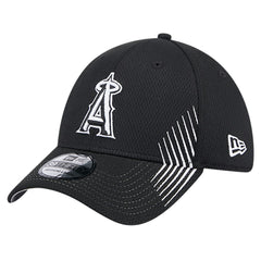 Los Angeles Angels Active Dash Mark 39THIRTY Flex Hat - Black | New Era