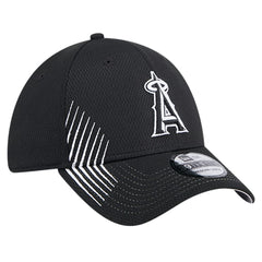 Los Angeles Angels Active Dash Mark 39THIRTY Flex Hat - Black | New Era