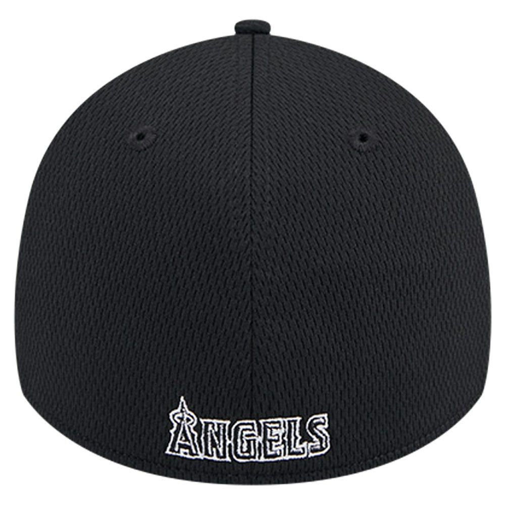 Los Angeles Angels Active Dash Mark 39THIRTY Flex Hat - Black | New Era