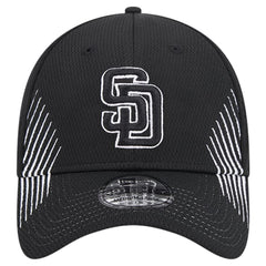 San Diego Padres Active Dash Mark 39THIRTY Flex Hat - Black | New Era