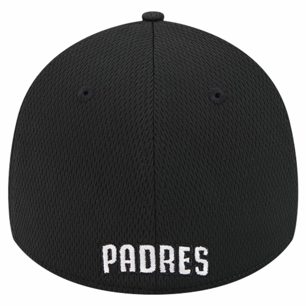 San Diego Padres Active Dash Mark 39THIRTY Flex Hat - Black | New Era