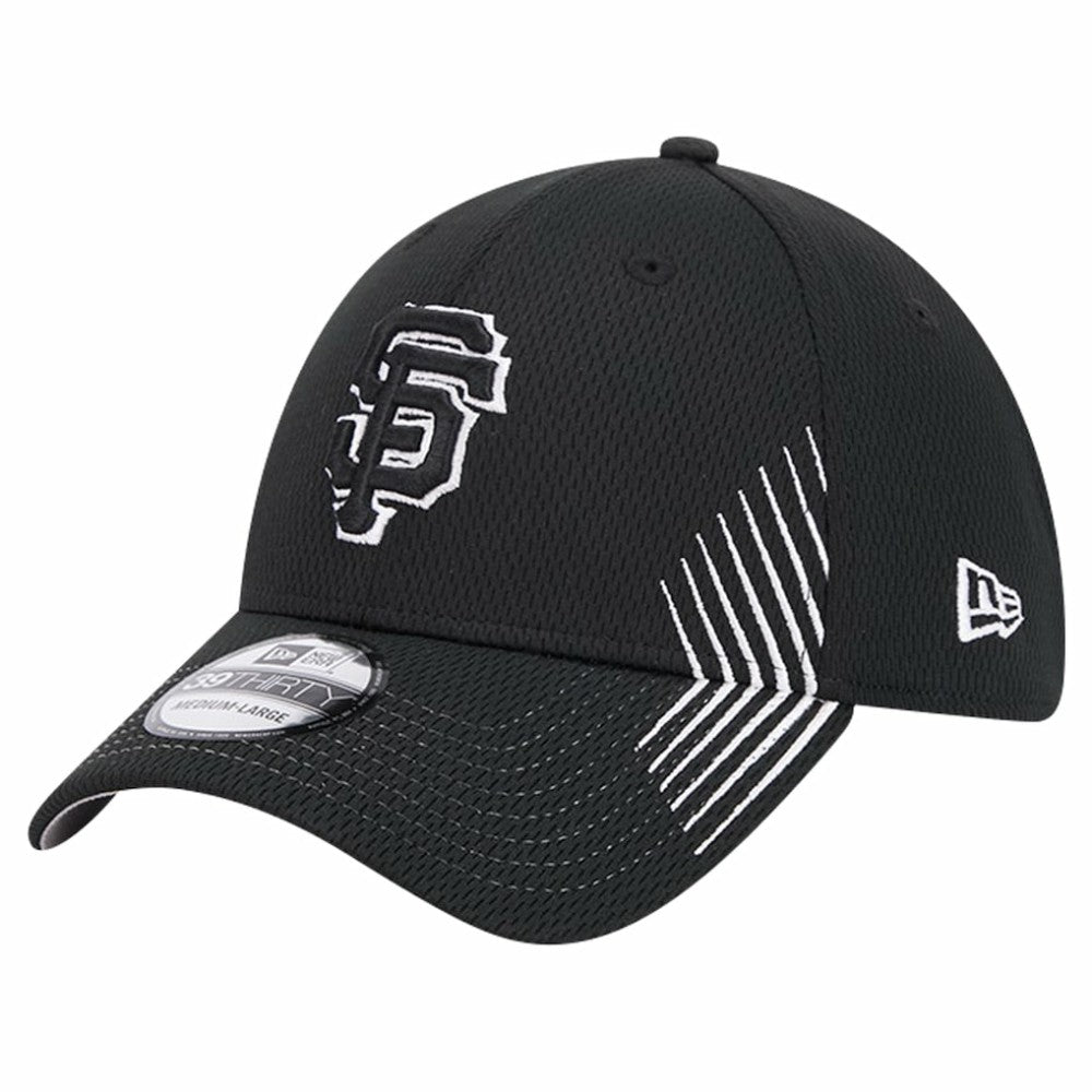 San Francisco Giants Active Dash Mark 39THIRTY Flex Hat - Black | New Era