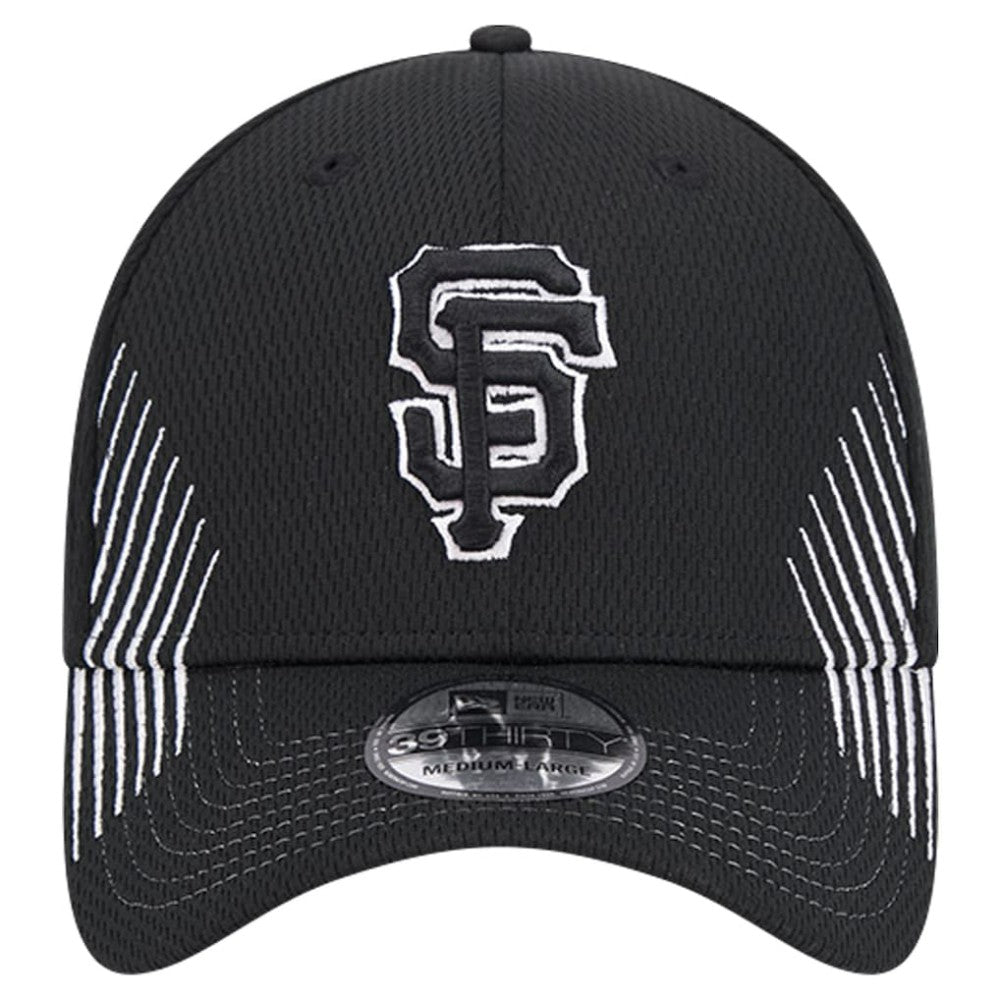 San Francisco Giants Active Dash Mark 39THIRTY Flex Hat - Black | New Era