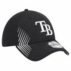 Tampa Bay Rays Active Dash Mark 39THIRTY Flex Hat - Black | New Era