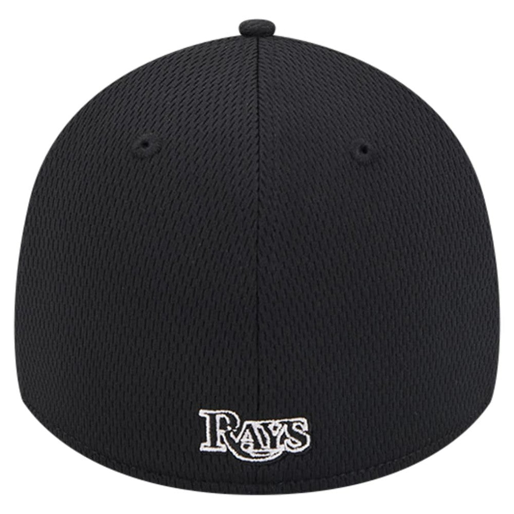 Tampa Bay Rays Active Dash Mark 39THIRTY Flex Hat - Black | New Era