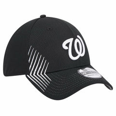 Washington Nationals Active Dash Mark 39THIRTY Flex Hat - Black | New Era