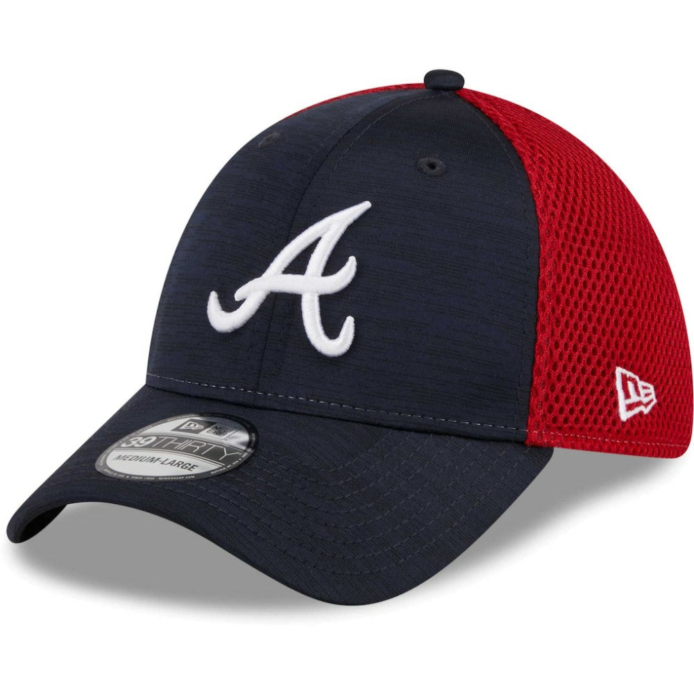 Atlanta Braves Neo 39THIRTY Flex Hat - Navy | New Era