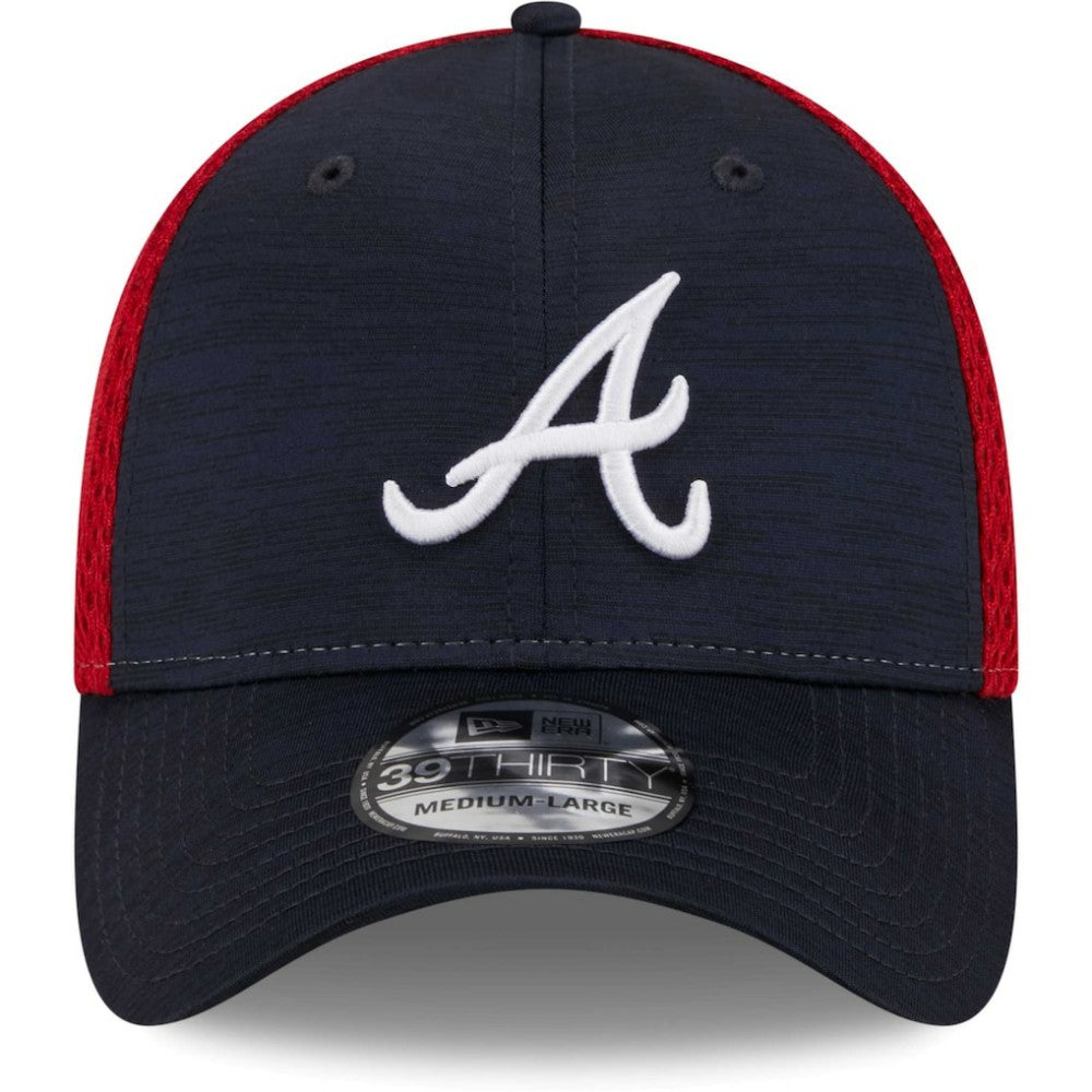 Atlanta Braves Neo 39THIRTY Flex Hat - Navy | New Era