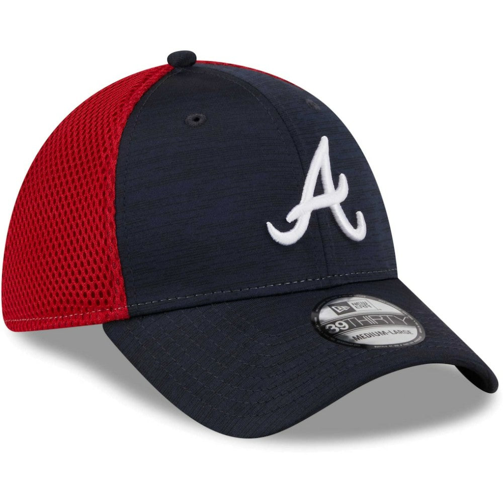 Atlanta Braves Neo 39THIRTY Flex Hat - Navy | New Era