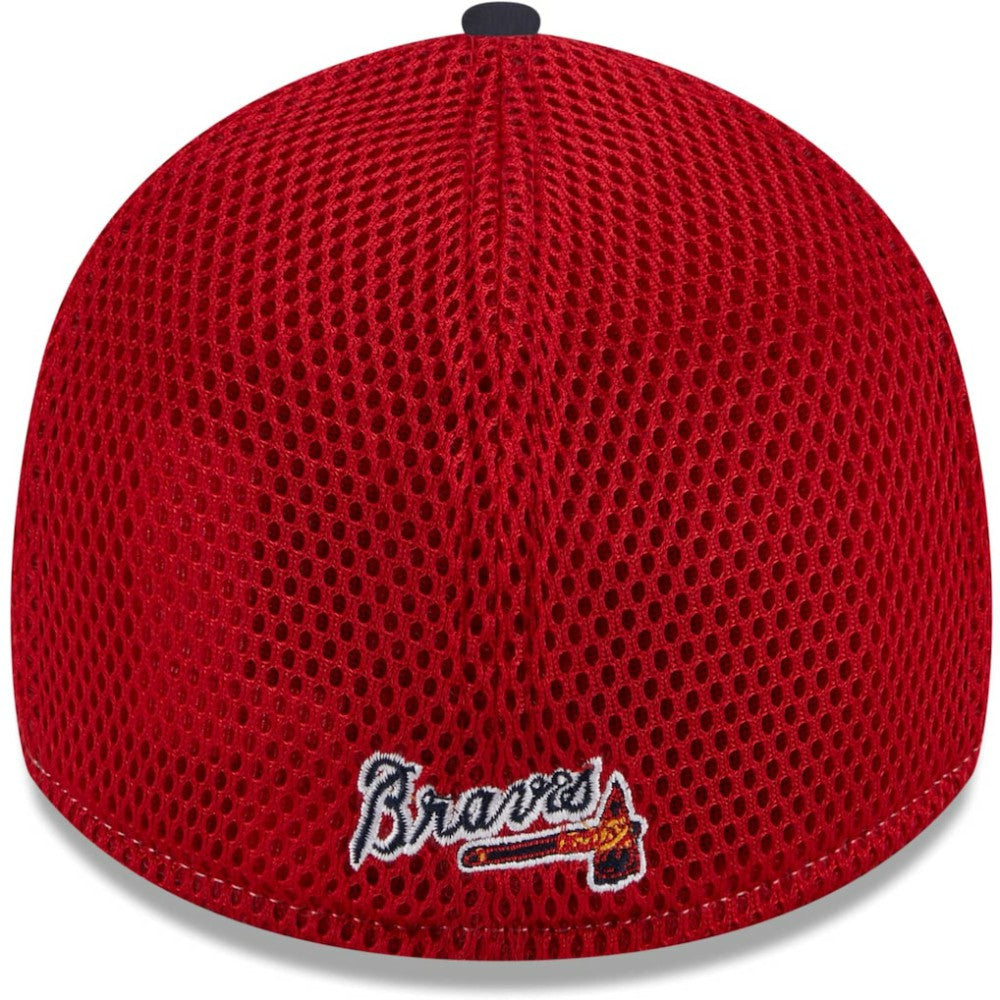 Atlanta Braves Neo 39THIRTY Flex Hat - Navy | New Era