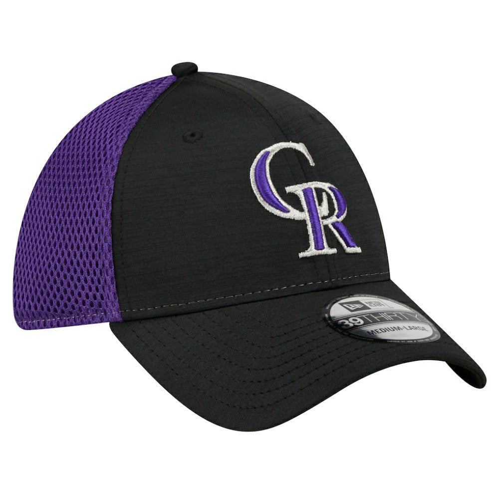 Colorado Rockies Neo 39THIRTY Flex Hat - Black | New Era