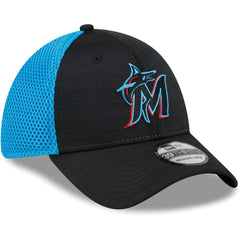Miami Marlins Neo 39THIRTY Flex Hat - Black | New Era