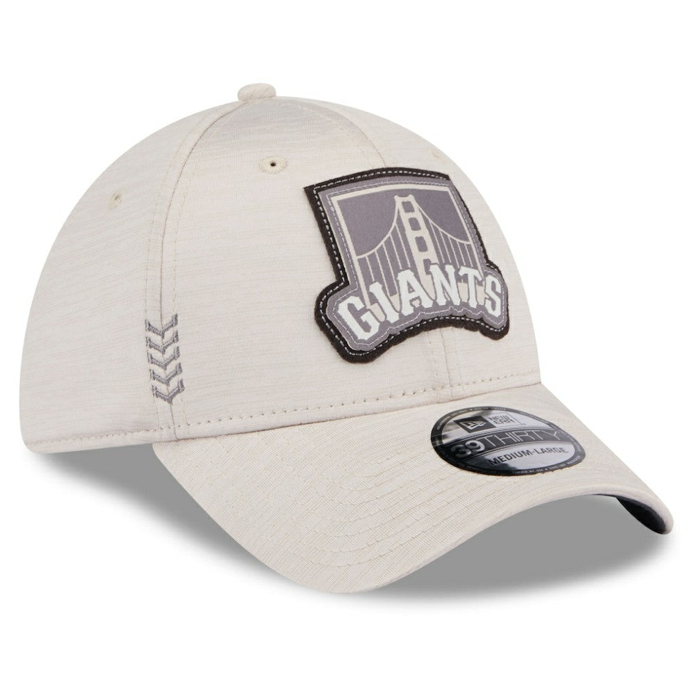 San Francisco Giants 2024 Clubhouse 39THIRTY Flex Hat - Cream | New Era