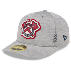 Atlanta Braves 2024 Clubhouse Low Profile 59FIFTY Fitted Hat - Gray | New Era